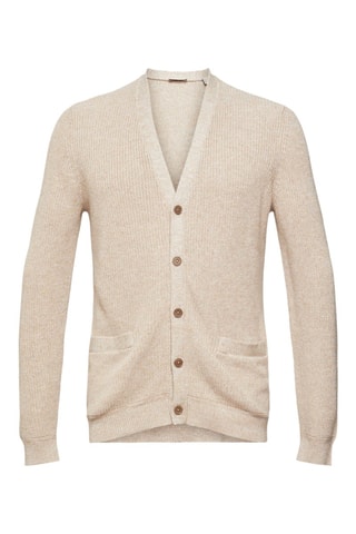 Cárdigan - Beige jaspeado