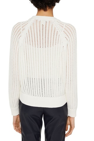 Cárdigan de algodón orgánico - Blanco