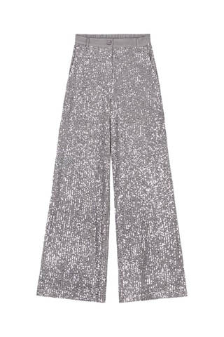 Pantalón con brillo - Gris