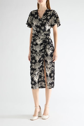 Vestido midi - Negro