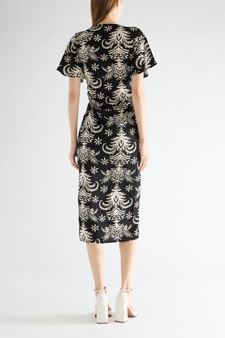 Vestido midi - Negro