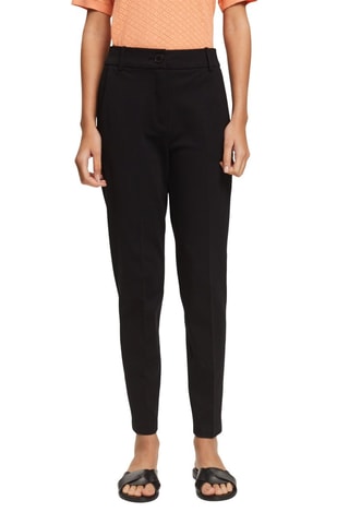 Pantalón pitillo de tiro alto - Negro