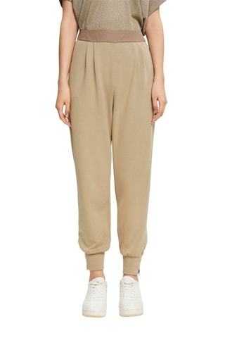 Jogging de tiro alto - Beige