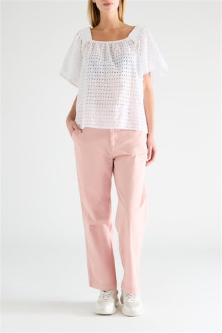 Pantalón recto - Rosa