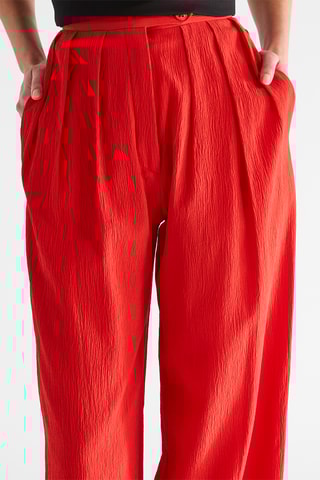Pantalón de seda - Rojo