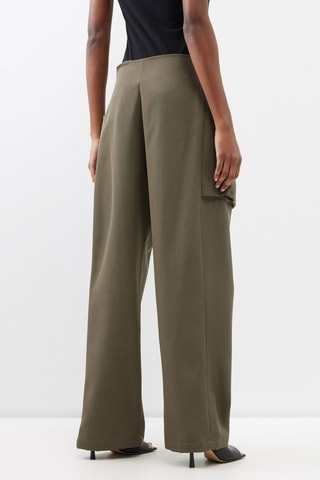 Pantalón de lana virgen - Caqui - Raey