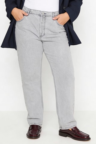 Vaquero de algodón orgánico - Gris claro