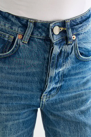 Vaquero de algodón orgánico - Azul