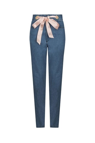 Vaquero recto - 
Azul