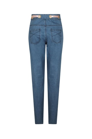 Vaquero recto - 
Azul