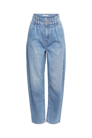 Vaquero wide leg de tiro alto - Azul