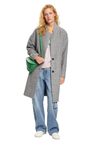 Cappotto in lana - Grigio melange