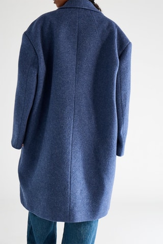Abrigo de lana - Índigo