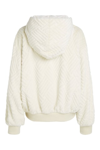 Chaqueta con capucha - Blanco