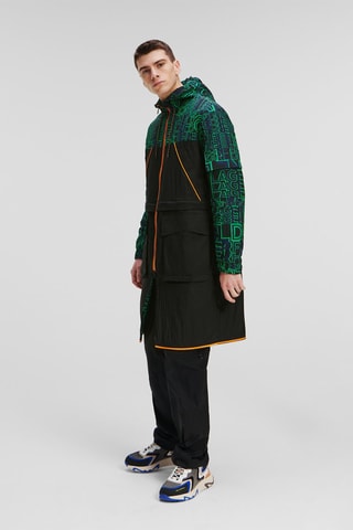 Cortavientos con capucha 2 en 1 - Verde