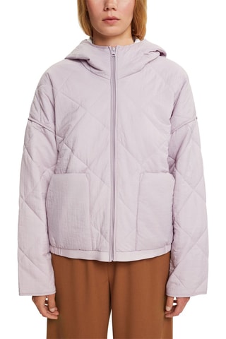 Chaqueta con capucha - Malva