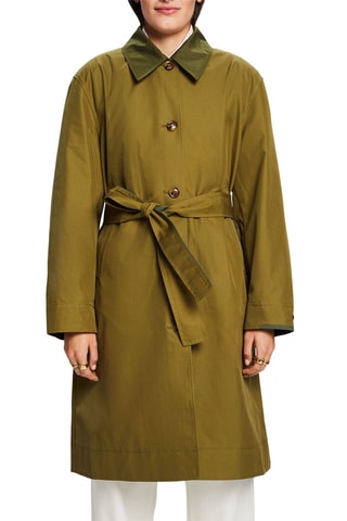 Chaqueta larga - Verde oliva