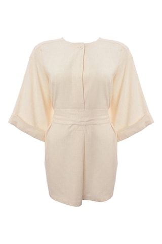 Top de seda - Beige - Raey