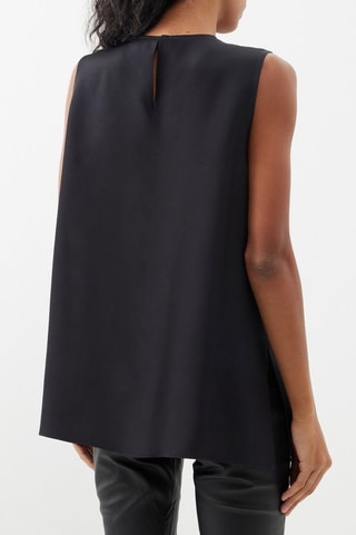 Top de seda - Negro - Raey