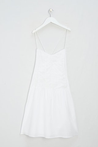 Vestido evasé - Blanco