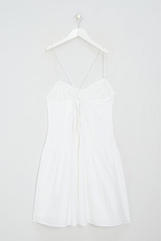 Vestido evasé - Blanco