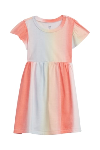 Vestido dip-dye - Salmón