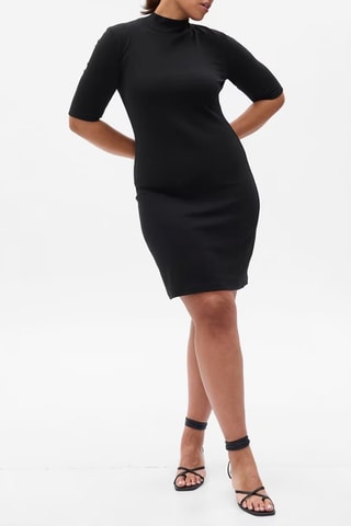 Vestido recto - Negro