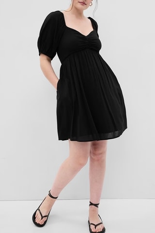 Vestido trapecio - Negro