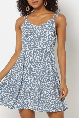 Vestido sin mangas - Azul