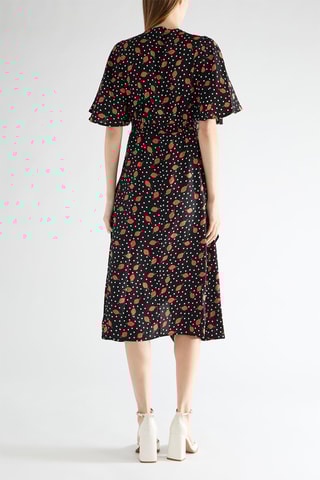 Vestido midi - Negro