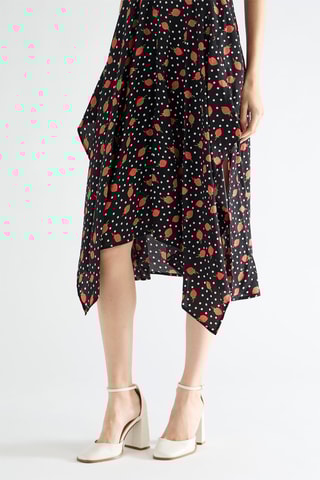 Vestido midi - Negro