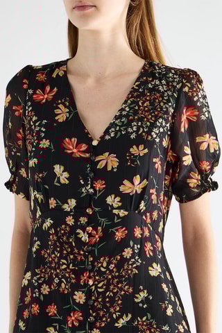 Vestido trapecio - Negro