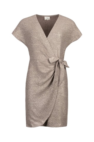 Vestido cruzado - Gris