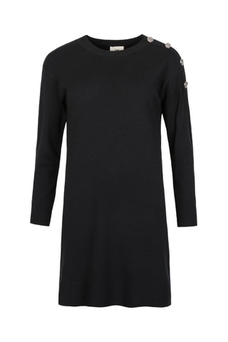 Vestido recto - Negro