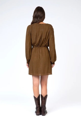 Vestido evasé - Verde oliva