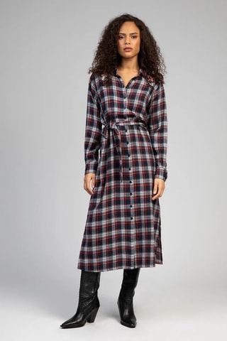 Vestido camisero - Azul marino