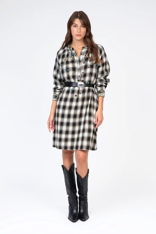 Vestido recto - Negro