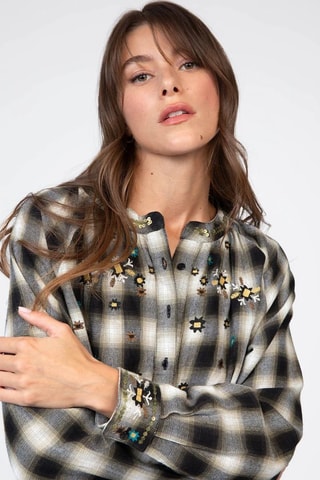 Vestido recto - Negro