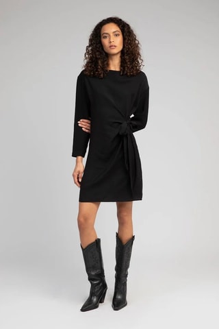 Vestido recto - Negro