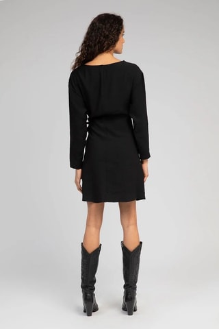 Vestido recto - Negro