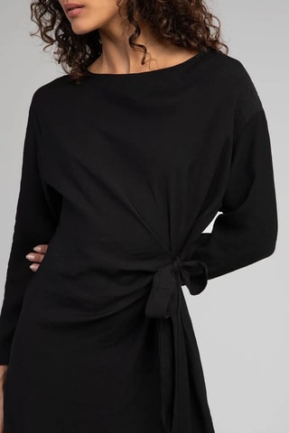 Vestido recto - Negro