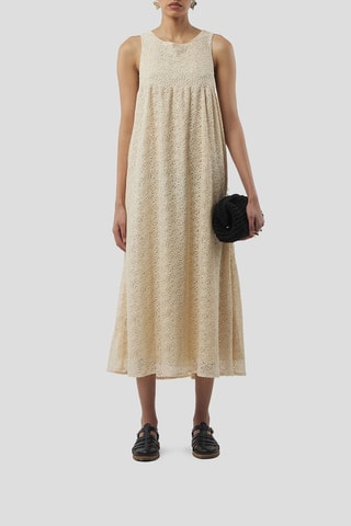 Vestido sin mangas Sperone - Beige