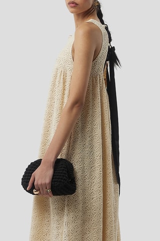 Vestido sin mangas Sperone - Beige