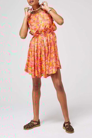 Falda recta - Naranja