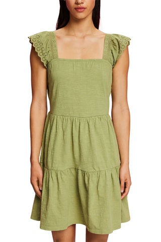 Vestido evasé - Verde