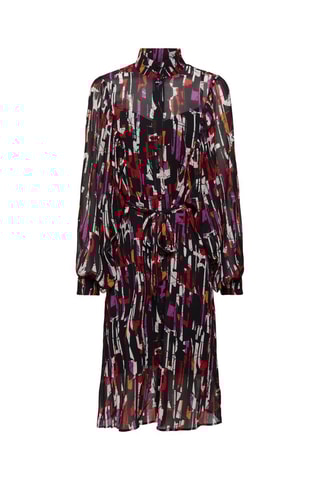 Vestido - Negro y violeta