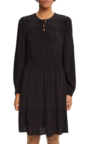 Vestido evasé - Negro