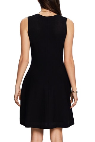 Vestido evasé - Negro