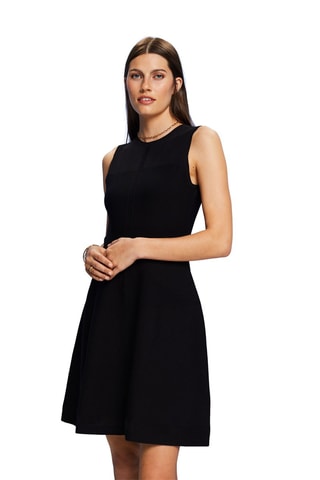 Vestido evasé - Negro