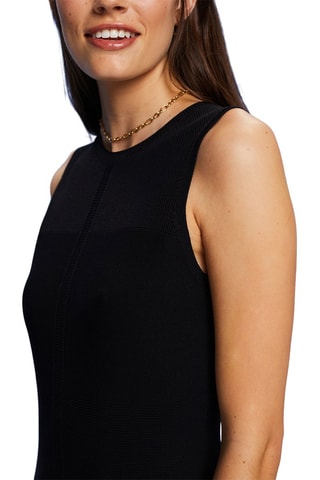 Vestido evasé - Negro